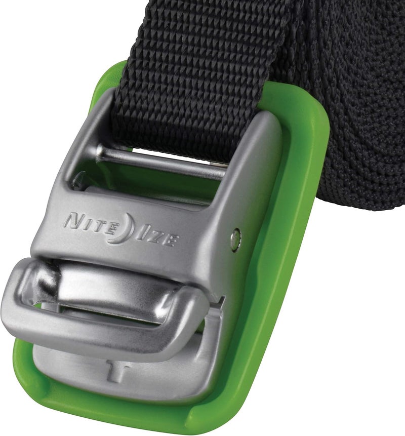 NiteIze CamJam Tie Down Strap - Tie Down Ratchet Straps - Straps for Trucks & Cars - Tie Downs for Luggage & Gear - 18 ft Strap, Green (Pack of 2) - Image 3